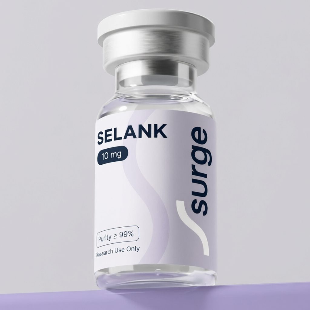 Selank research vial