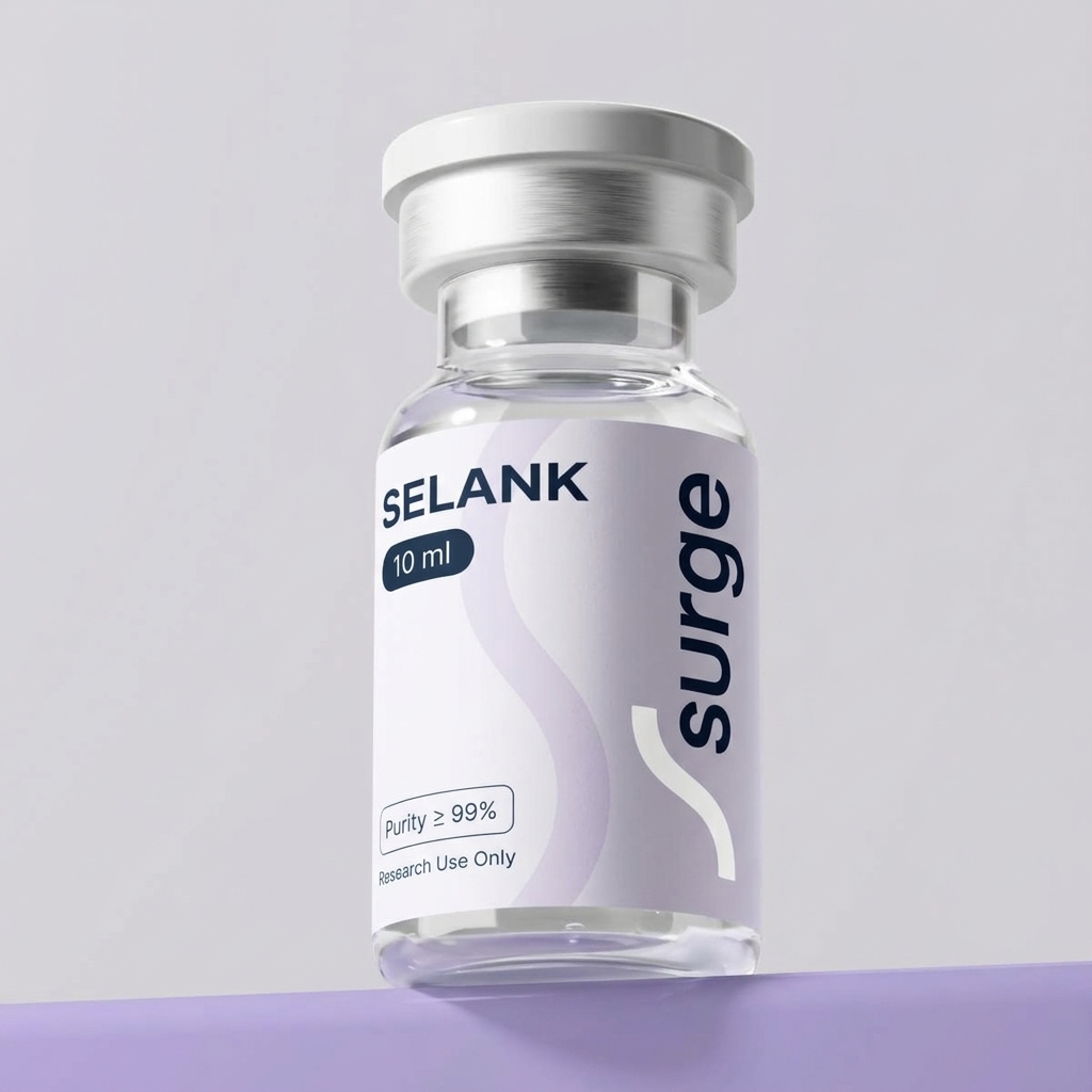 Selank research vial